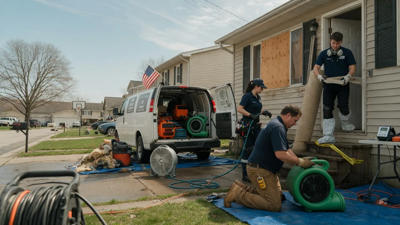 Water Damage Restoration in Oakley, KS near me